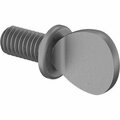 Bsc Preferred Steel Flanged Spade-Head Thumb Screws 3/8-16 Thread Size 3/4 Long, 10PK 90179A622